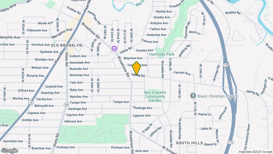 2029 Spring Rd Map and Location Details