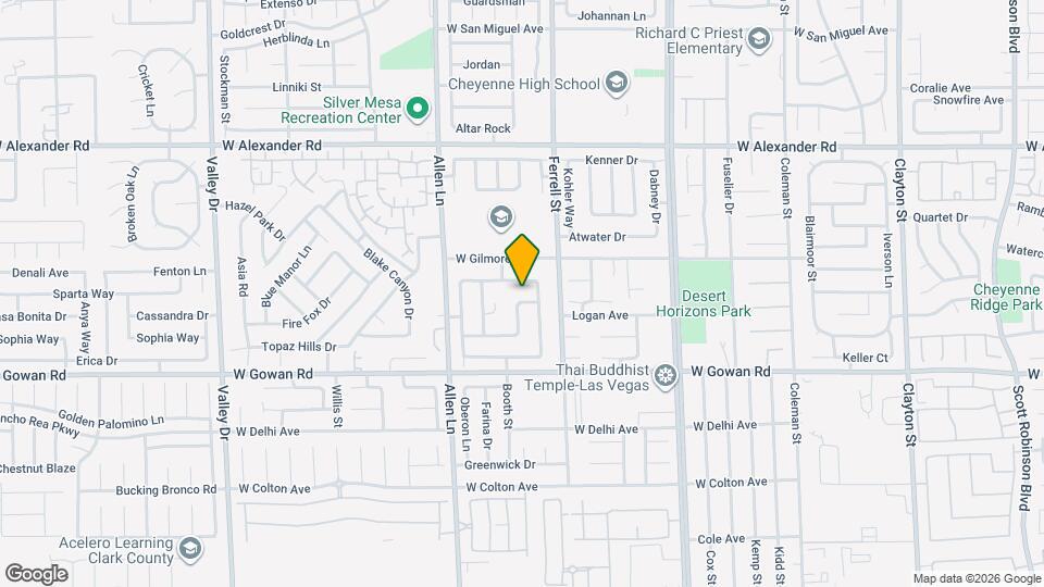 3406 Genesee Gorge Ave, Unit 311 Map and Location Details