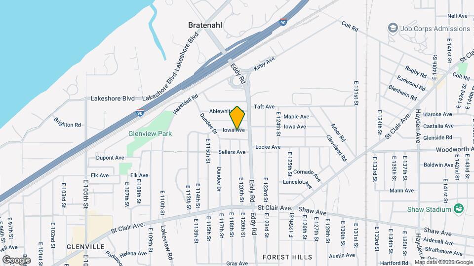 11910 Iowa Ave Map and Location Details