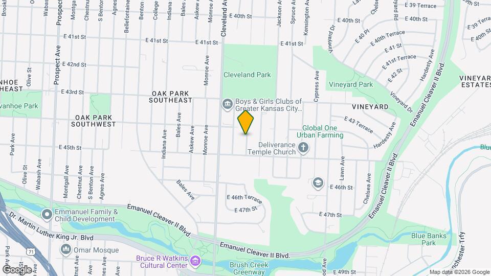 4412 Myrtle Ave Map and Location Details