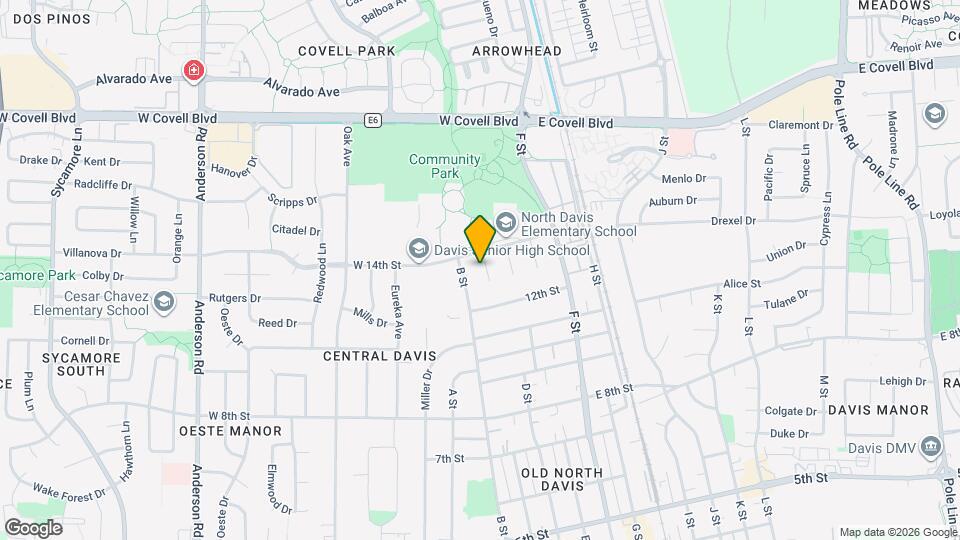 1307 Sequoia Pl Map and Location Details