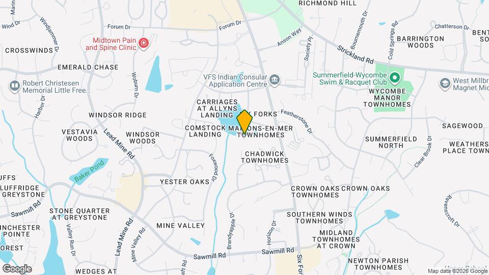 8021 Allyns Landing Way Map and Location Details