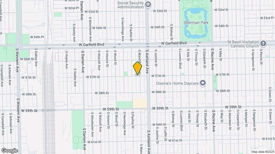 1640 W 57th St Mapa y Detalles de la Ubicación