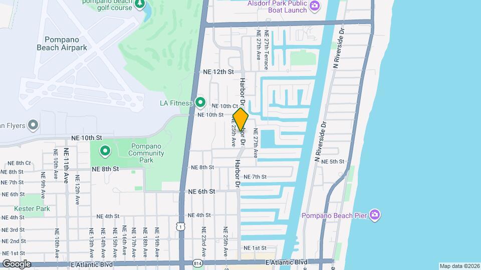 925 NE 26th Ave Map and Location Details