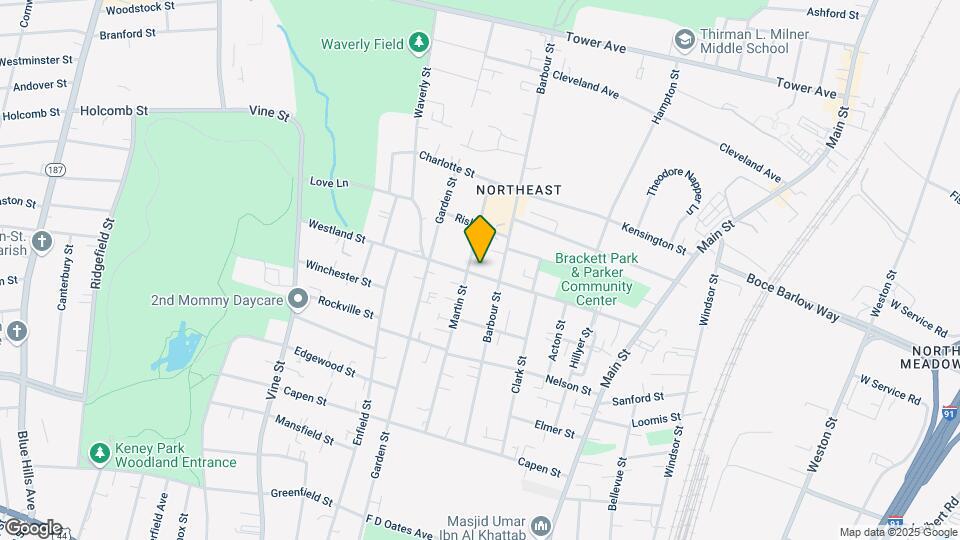 150 Westland St Map and Location Details