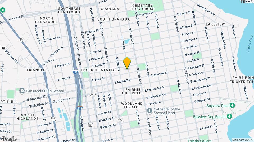 1016 E Bobe St Map and Location Details