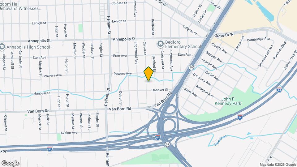 5371 Culver St Map and Location Details