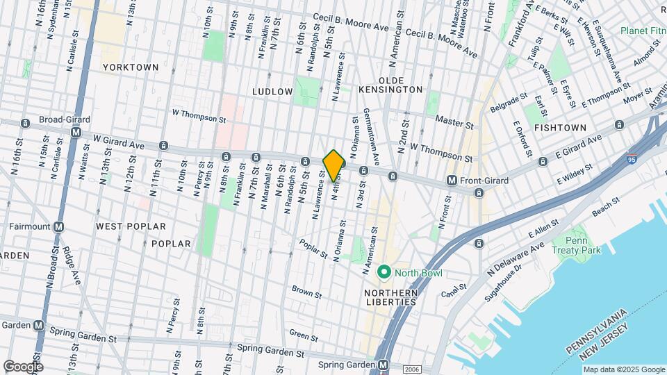1138 N 4th St Map and Location Details
