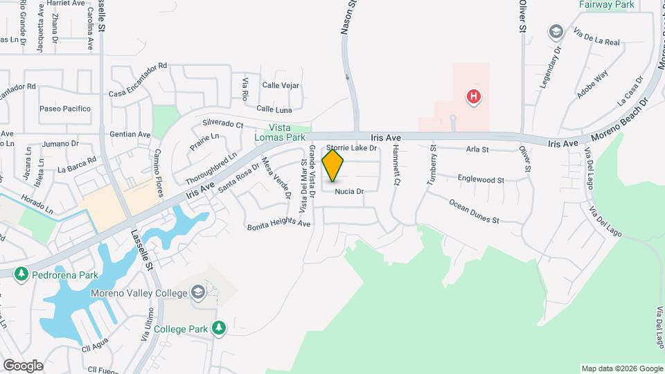 26866 Nucia Dr Mapa y Detalles de la Ubicación