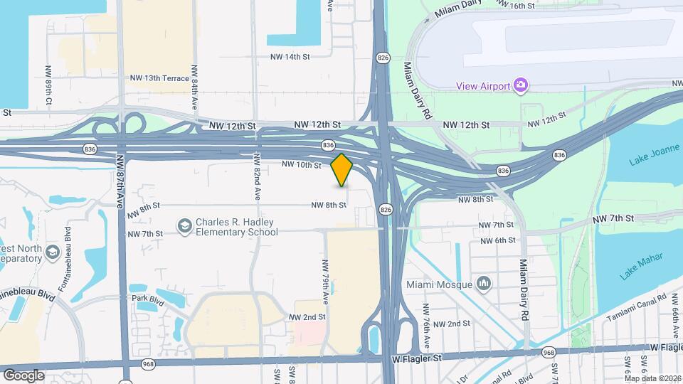 7945 NW 8th St Map and Location Details