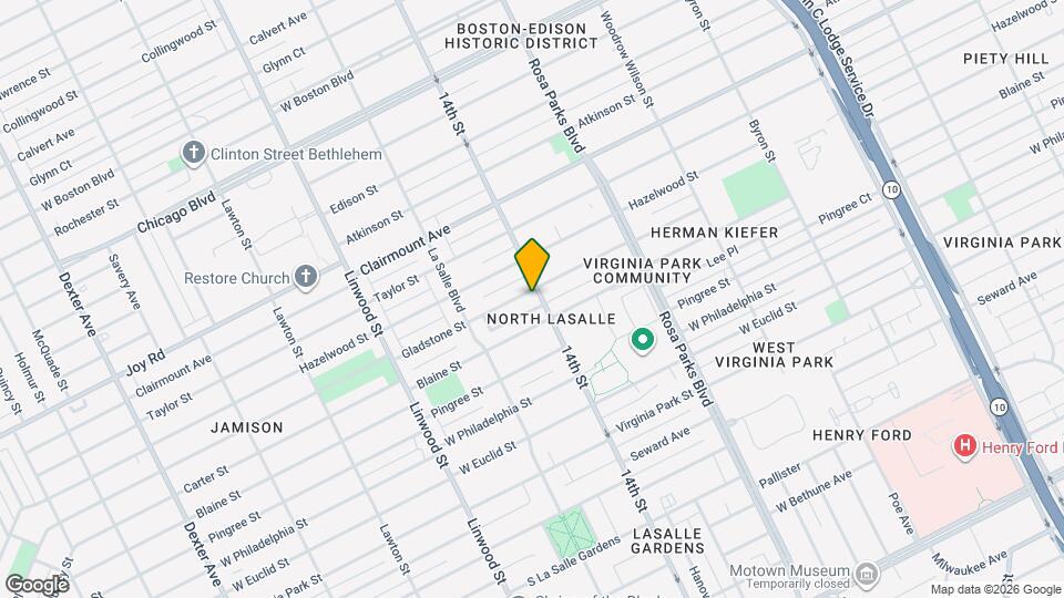 2211 Gladstone St Map and Location Details