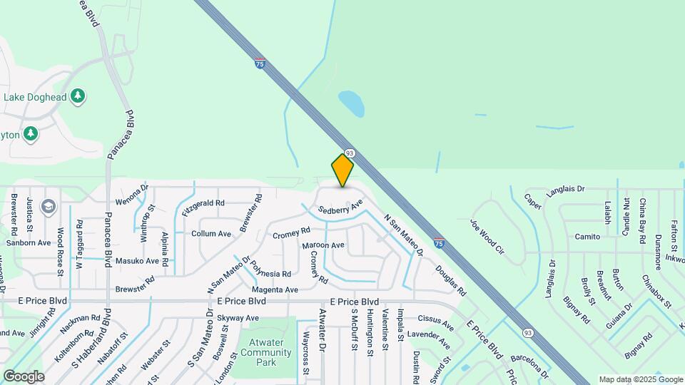 1876 N San Mateo Dr Map and Location Details