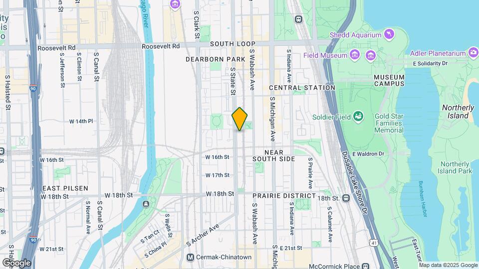 1503 S State St, Unit 406 Map and Location Details