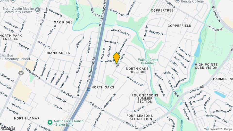 11532 Spring Hill Dr Map and Location Details