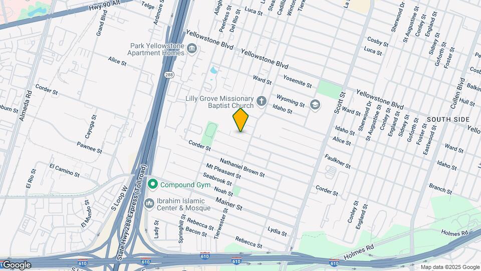 3549 Amos St Map and Location Details