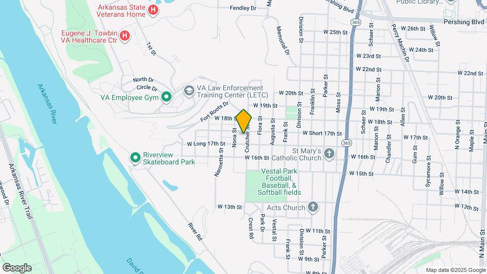 1707.5 Crutcher St Map and Location Details