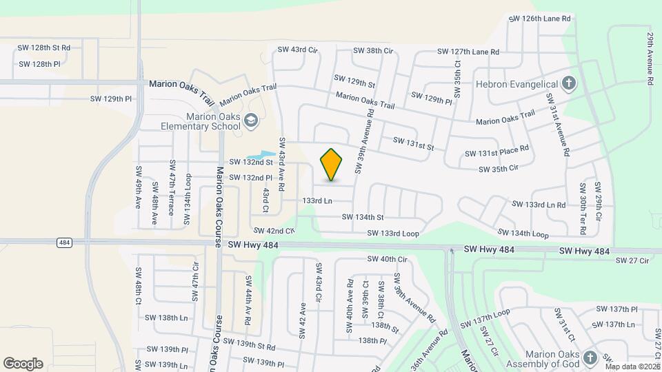 4110 SW 132nd Ln Map and Location Details