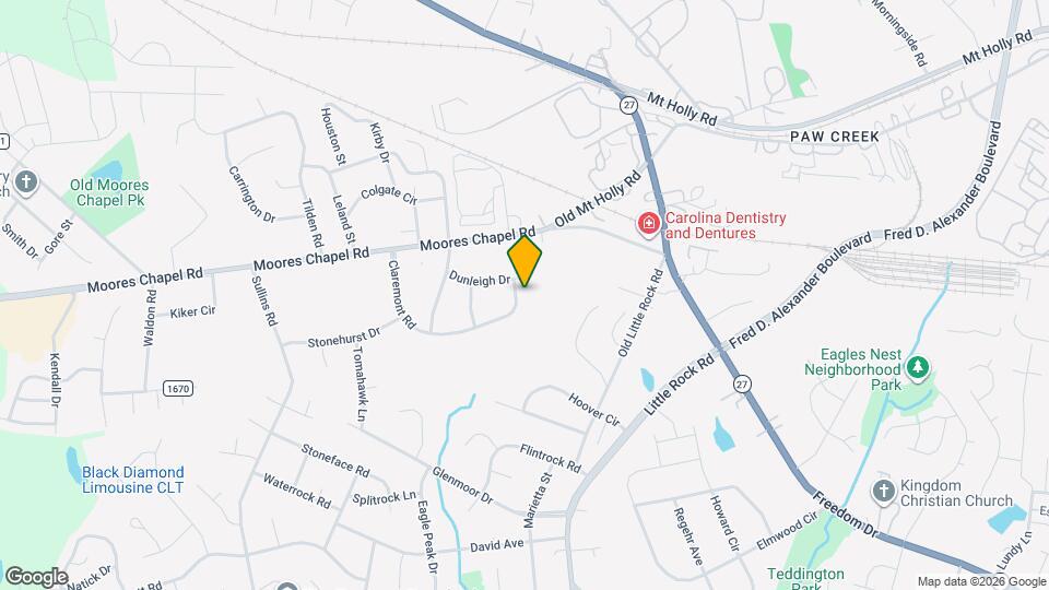 1120 Claremont Rd Map and Location Details