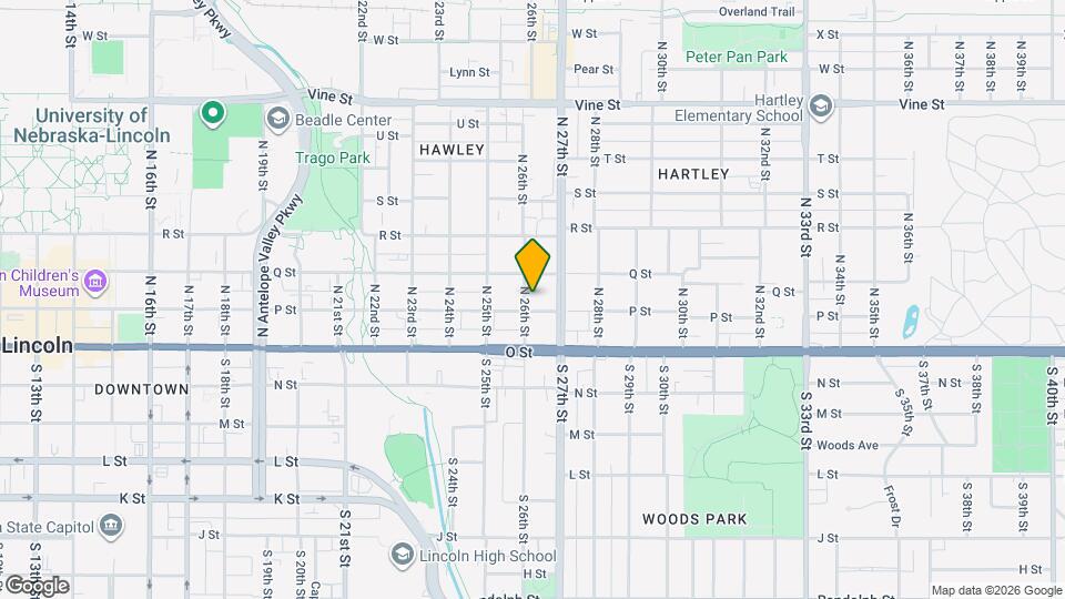 216 N 26th St Map and Location Details