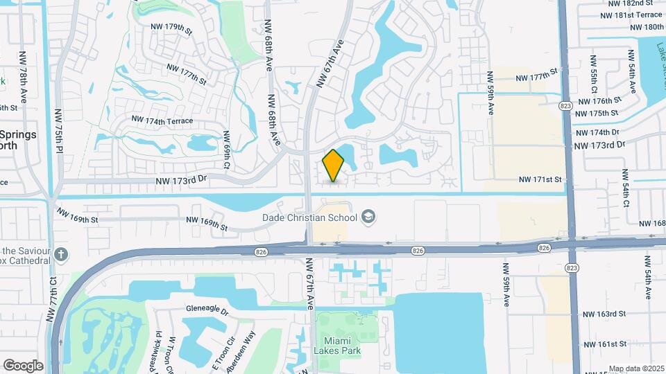 6528 NW 170th Terrace Map and Location Details