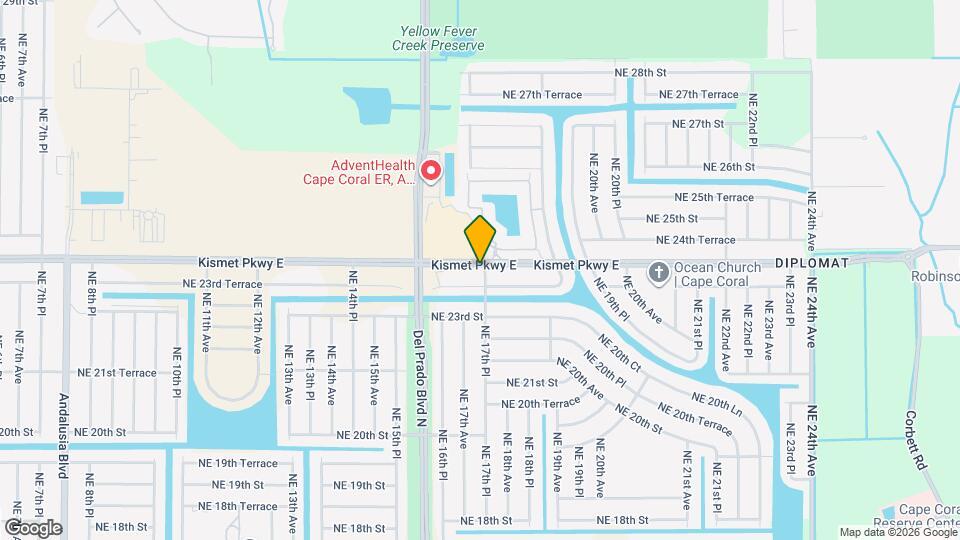 1706 Kismet Pkwy E Map and Location Details