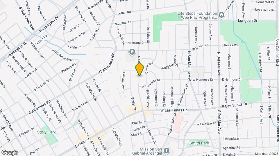 308 N Mission Dr Mapa y Detalles de la Ubicación