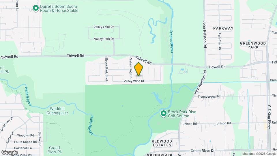 8610 Valley Meadow Dr Map and Location Details