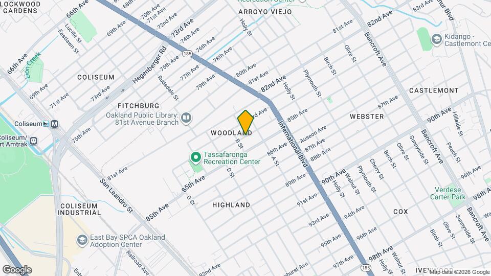 1216 84th Ave Mapa y Detalles de la Ubicación