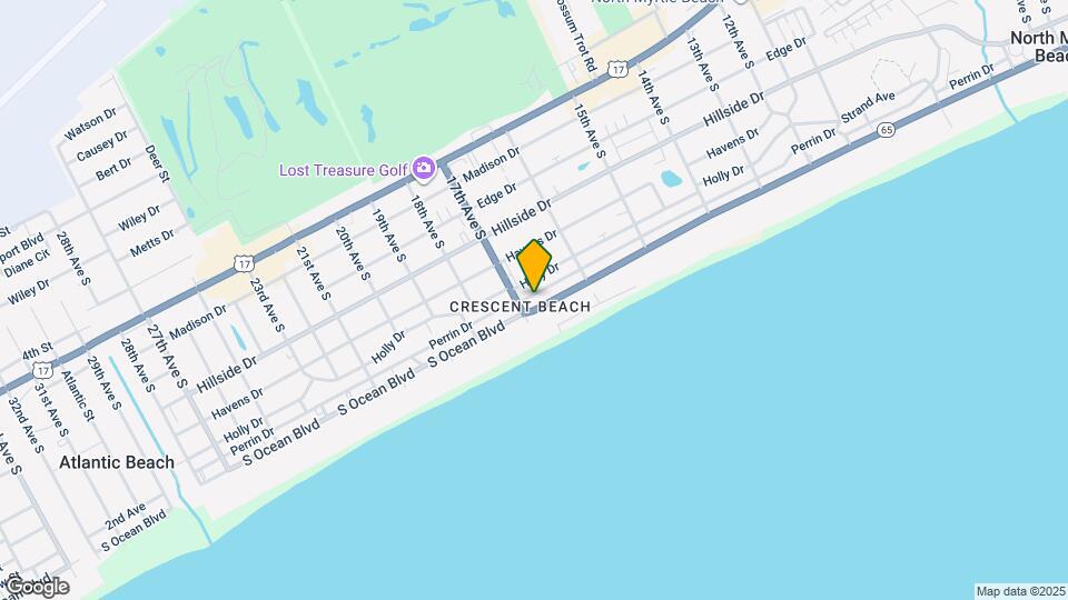1625 S Ocean Blvd Map and Location Details