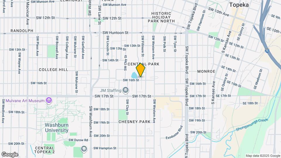 1534 SW Central Park Ave Map and Location Details