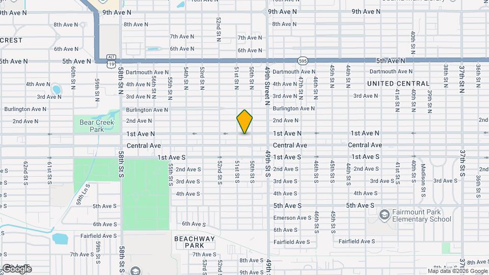 5026 1st Ave N Map and Location Details
