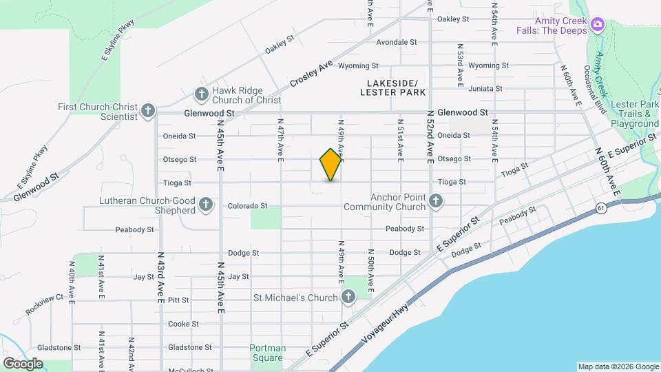 4824 Tioga St Map and Location Details
