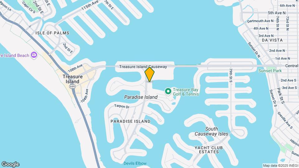 Paradise Island Towers Map and Location Details