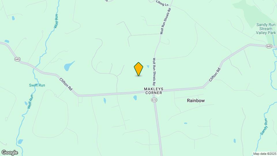 7208 Wolf Run Shoals Rd Map and Location Details