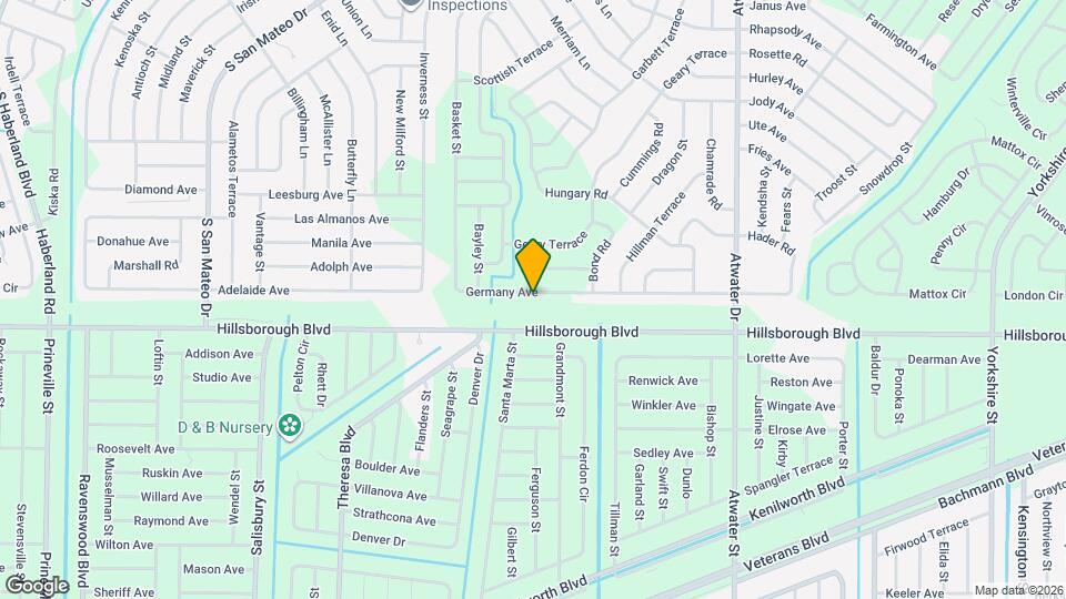 4411 Germany Ave Map and Location Details