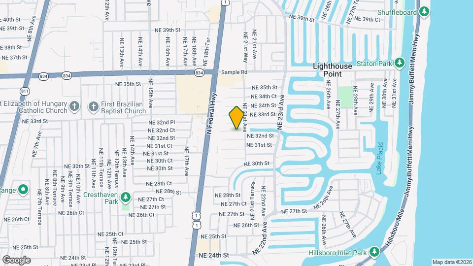 2010 NE 32nd St Map and Location Details
