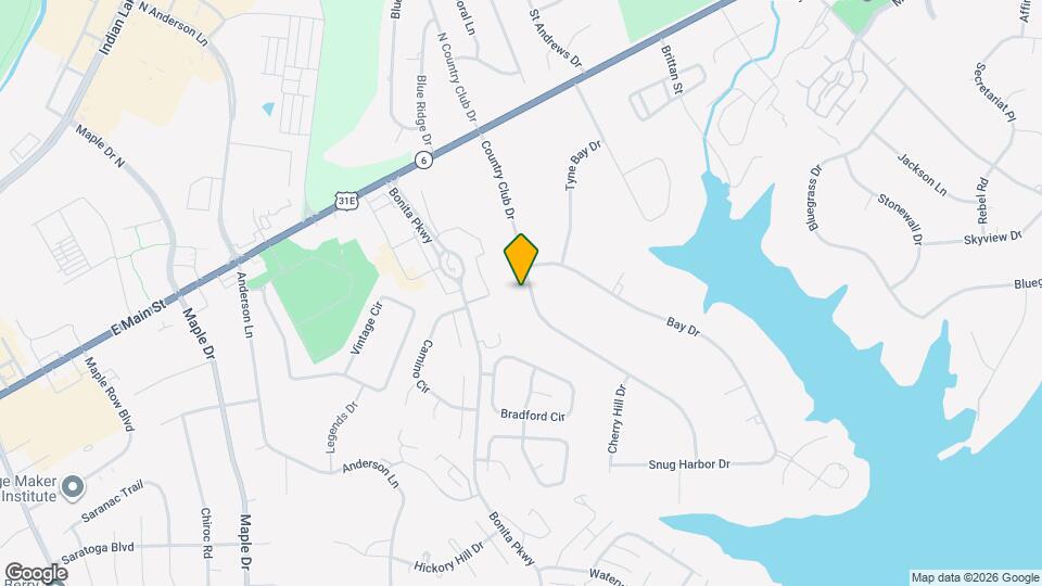 124 Country Club Dr Map and Location Details