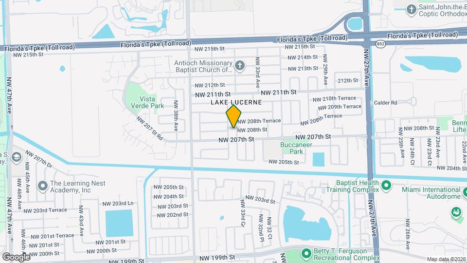 20720 NW 34th Ave Mapa y Detalles de la Ubicación