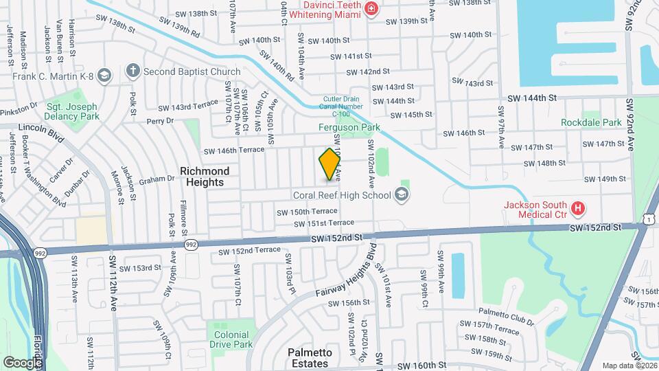 10325 SW 149th St Map and Location Details