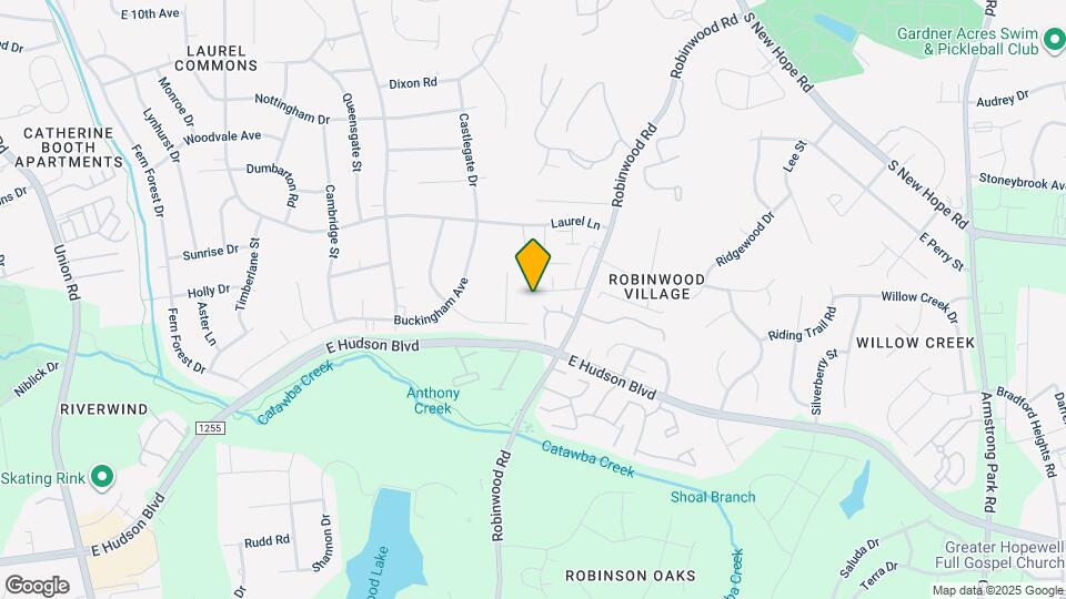 1727 Robinwood Rd Map and Location Details