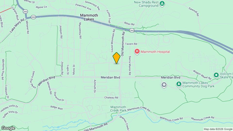 286 Old Mammoth Rd Map and Location Details