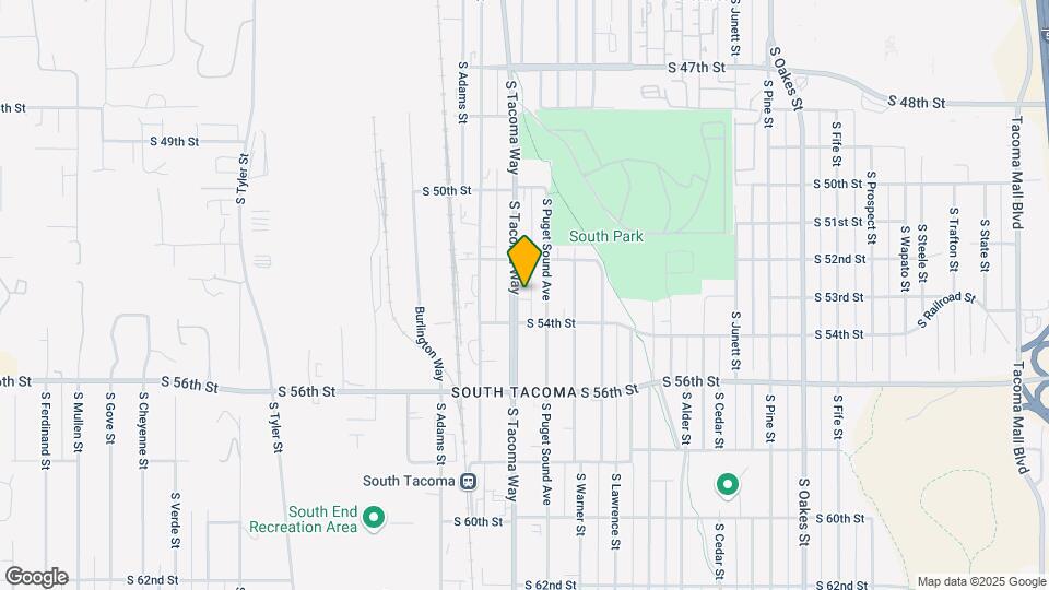 5225 S Tacoma Way Map and Location Details