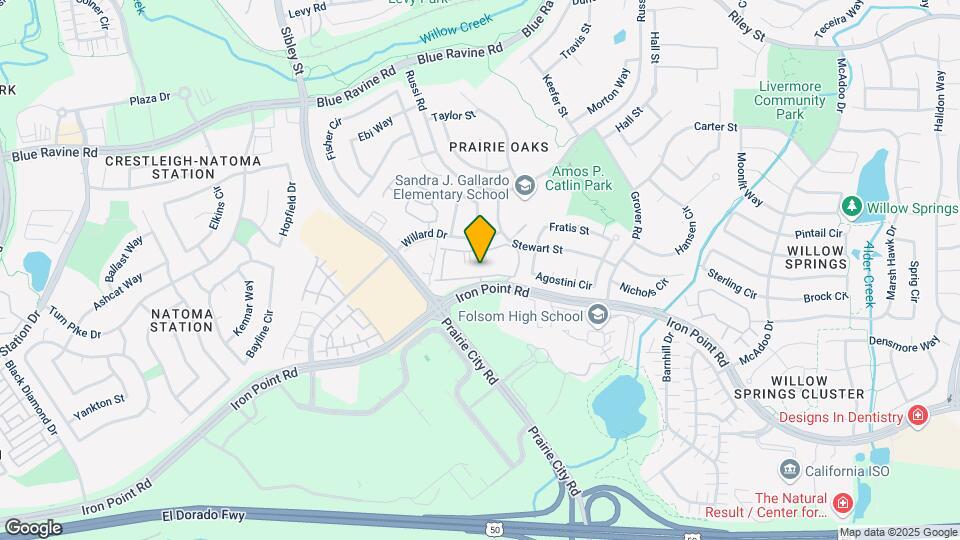 1550 Iron Point Rd, Unit FL1-ID4241A Map and Location Details