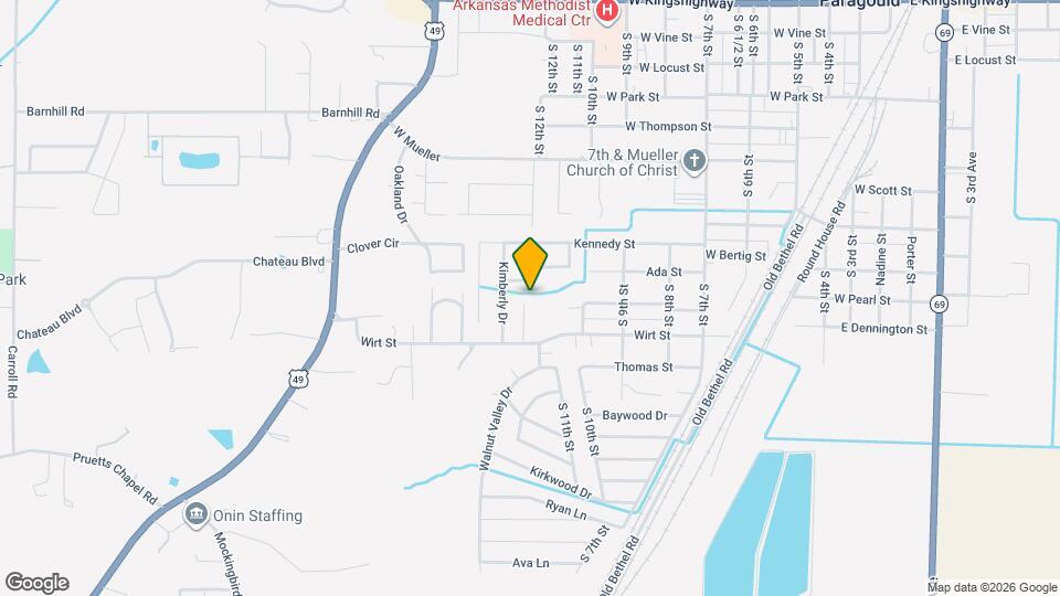 1401 S 12th St Map and Location Details