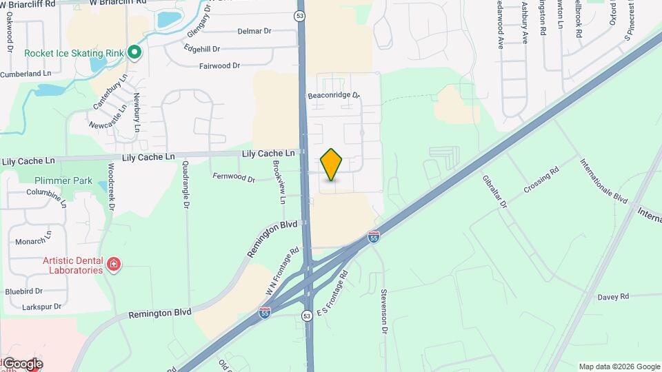 414 Gainsborough Ct Map and Location Details