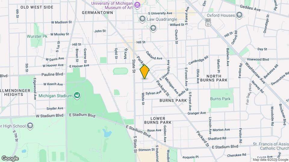 803 McKinley Ave Map and Location Details