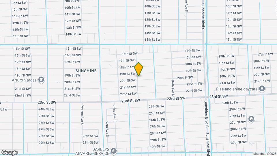 3418 20th St SW Map and Location Details