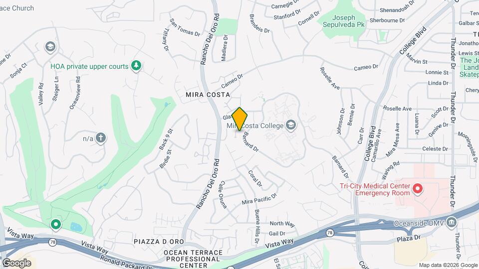 2365 Rancho Del Oro Map and Location Details