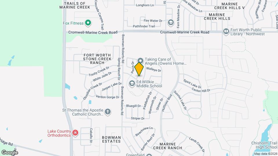 6104 Shad Dr Map and Location Details