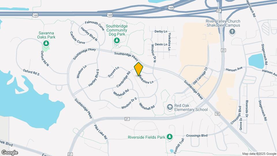 7224 Berkshire Ln Map and Location Details
